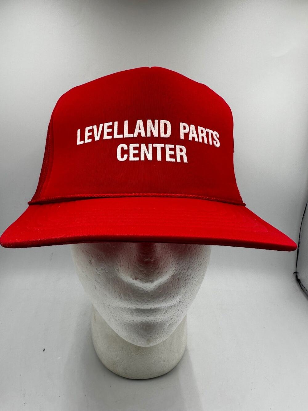 Levelland Parts Center Trucker Hat Red Mesh Snapback Rope Men’s OS